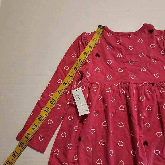 Old Navy Toddler Girls 2T Dress Bundle Star Heart Print Long Sleeve School - Picture 10 of 11
